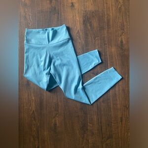 nike one dri fit 25” hi-rise women's XS glacier blue polyester athletic leggings